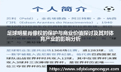 足球明星肖像权的保护与商业价值探讨及其对体育产业的影响分析